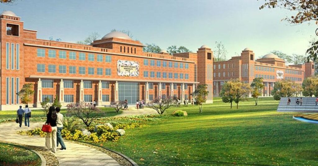 Modern Campus of Shri Vaishnav Vidyapeeth Vishwavidyalaya in Indore